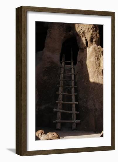 United States. Bandelier National Monument, Anasazi Culture, Cave-null-Framed Giclee Print