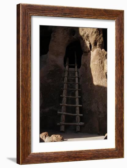 United States. Bandelier National Monument, Anasazi Culture, Cave-null-Framed Giclee Print