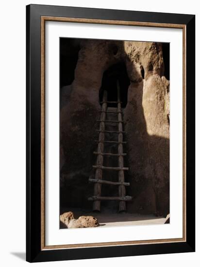 United States. Bandelier National Monument, Anasazi Culture, Cave-null-Framed Giclee Print