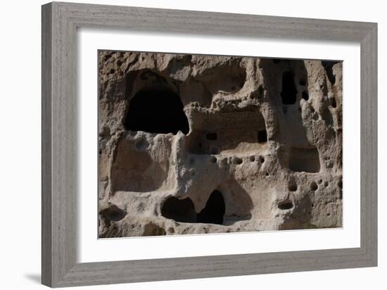 United States, Bandelier National Monument, Anasazi Culture, Cliff Dwellings-null-Framed Giclee Print