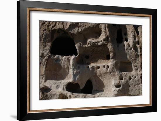 United States, Bandelier National Monument, Anasazi Culture, Cliff Dwellings-null-Framed Giclee Print