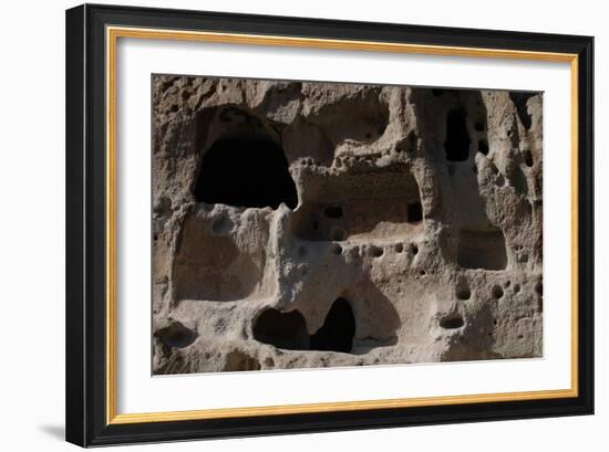 United States, Bandelier National Monument, Anasazi Culture, Cliff Dwellings-null-Framed Giclee Print