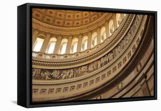 United States Capital Interior Dome in Washington, Dc-cafarmer-Framed Premier Image Canvas