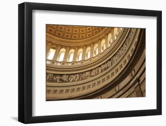 United States Capital Interior Dome in Washington, Dc-cafarmer-Framed Photographic Print