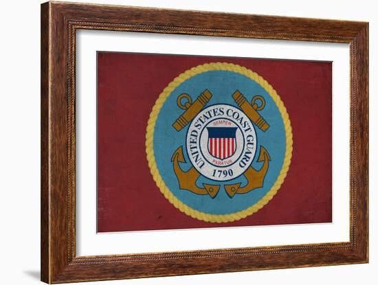 United States Coast Guard - Military - Insignia-Lantern Press-Framed Art Print