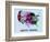 United States Color Splatter Map-NaxArt-Framed Art Print