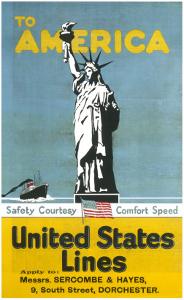 United States Lines Poster