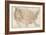 United States Map, 1870s-null-Framed Giclee Print