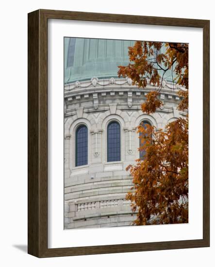 United States Naval Academy, Dome of Chapel on Campus, Annapolis, Maryland, USA-Scott T. Smith-Framed Photographic Print