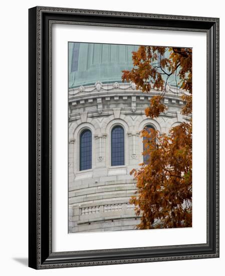 United States Naval Academy, Dome of Chapel on Campus, Annapolis, Maryland, USA-Scott T. Smith-Framed Photographic Print