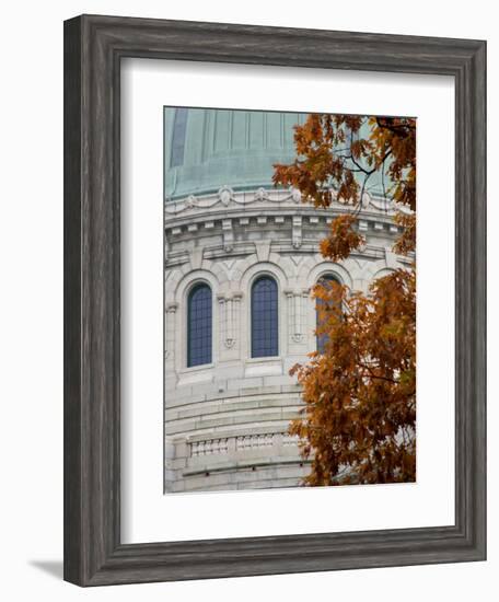United States Naval Academy, Dome of Chapel on Campus, Annapolis, Maryland, USA-Scott T. Smith-Framed Photographic Print