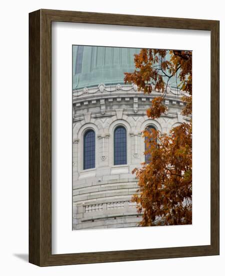 United States Naval Academy, Dome of Chapel on Campus, Annapolis, Maryland, USA-Scott T. Smith-Framed Photographic Print