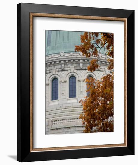 United States Naval Academy, Dome of Chapel on Campus, Annapolis, Maryland, USA-Scott T. Smith-Framed Photographic Print