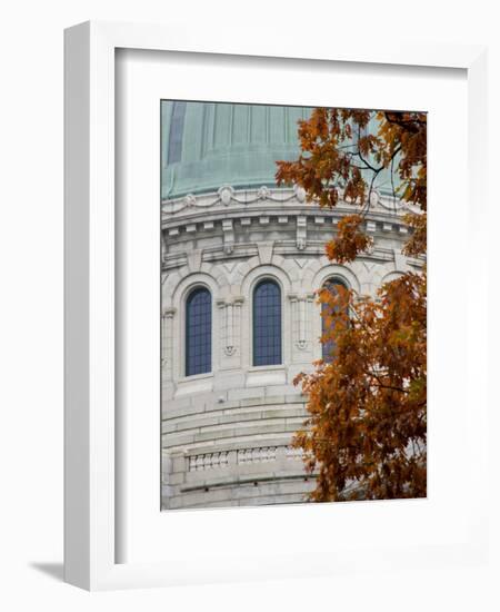 United States Naval Academy, Dome of Chapel on Campus, Annapolis, Maryland, USA-Scott T. Smith-Framed Photographic Print