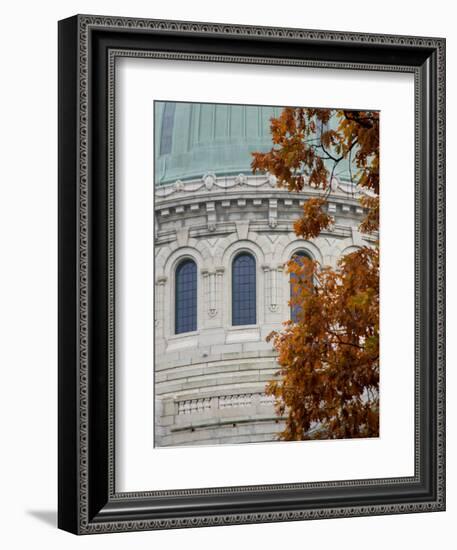 United States Naval Academy, Dome of Chapel on Campus, Annapolis, Maryland, USA-Scott T. Smith-Framed Photographic Print