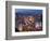 United States of America, Nevada, Las Vegas, Elevated Dusk View of the Hotels and Casinos Along the-Gavin Hellier-Framed Photographic Print