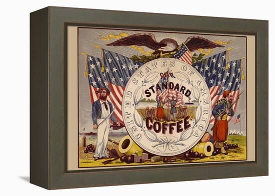 United States of America, Our Standard Coffee-A. Holland-Framed Stretched Canvas