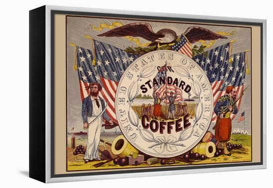 United States of America, Our Standard Coffee-A. Holland-Framed Stretched Canvas