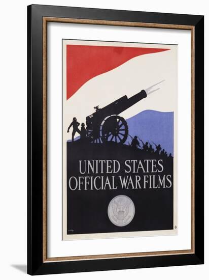 United States Official War Films Poster-null-Framed Giclee Print