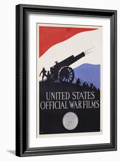 United States Official War Films Poster-null-Framed Giclee Print