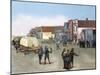 United States. Purcell. Oklahoma. Main Street after the Land Rush, 1889.-Tarker-Mounted Giclee Print