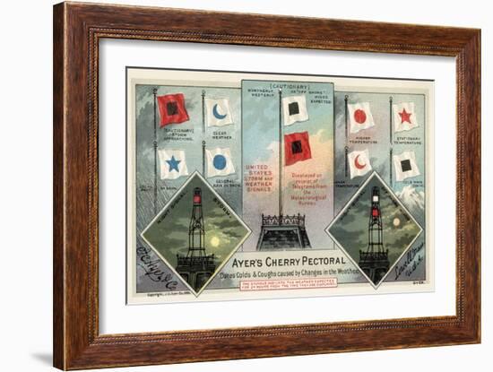 United States Storm and Weather Signals-null-Framed Giclee Print