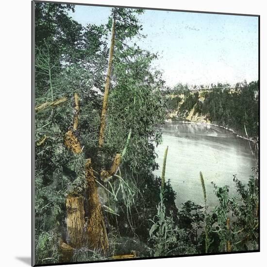 United States, the Niagara River-Leon, Levy et Fils-Mounted Photographic Print