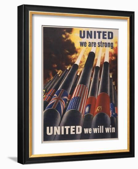 United-Vintage Apple Collection-Framed Giclee Print