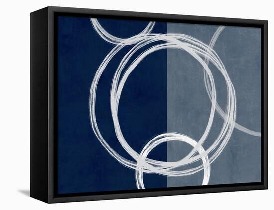 Unity Blue I-Natalie Harris-Framed Stretched Canvas