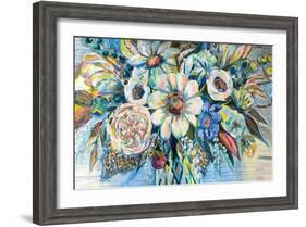 Unity Blue-Jeanette Vertentes-Framed Art Print
