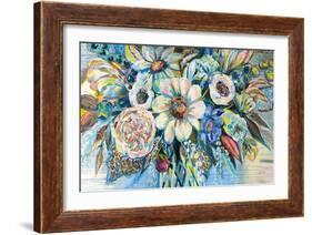 Unity Blue-Jeanette Vertentes-Framed Art Print