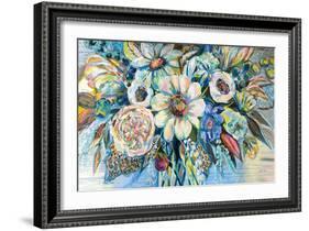 Unity Blue-Jeanette Vertentes-Framed Art Print