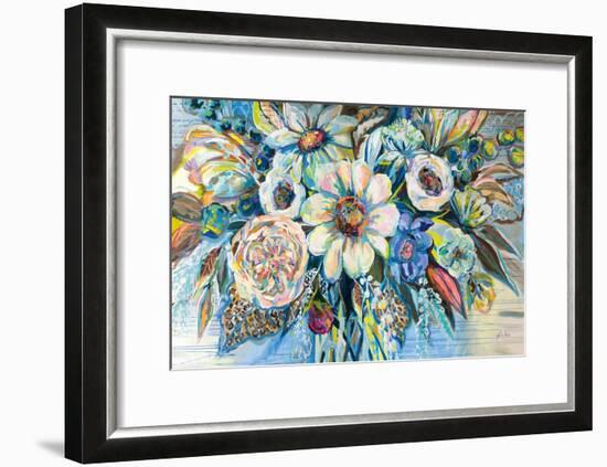 Unity Blue-Jeanette Vertentes-Framed Art Print