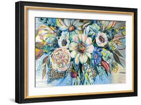 Unity Blue-Jeanette Vertentes-Framed Art Print