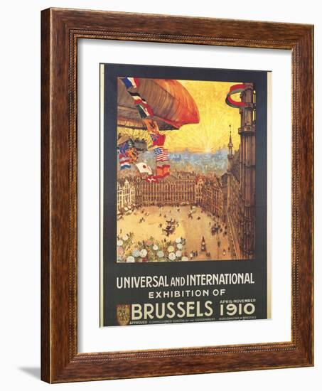 Universal Exhibition At Brussels, Belgium-Hendrick Cassiers-Framed Art Print