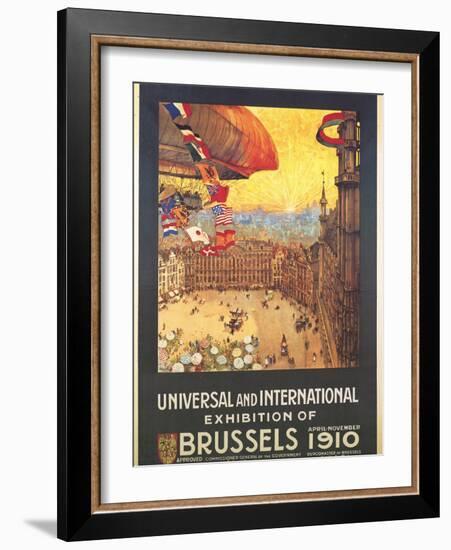 Universal Exhibition At Brussels, Belgium-Hendrick Cassiers-Framed Art Print