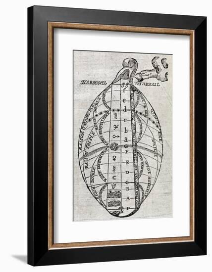 Universal Harmony, 17th Century Artwork-Middle Temple Library-Framed Photographic Print