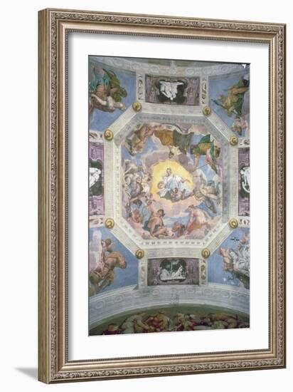 Universal Harmony, or Divine Love, from the Ceiling of the Sala di Olimpo, c.1561-Paolo Veronese-Framed Giclee Print