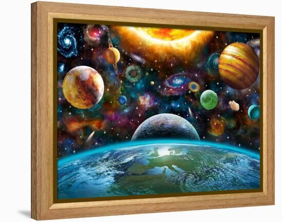 Universal Light-Adrian Chesterman-Framed Stretched Canvas