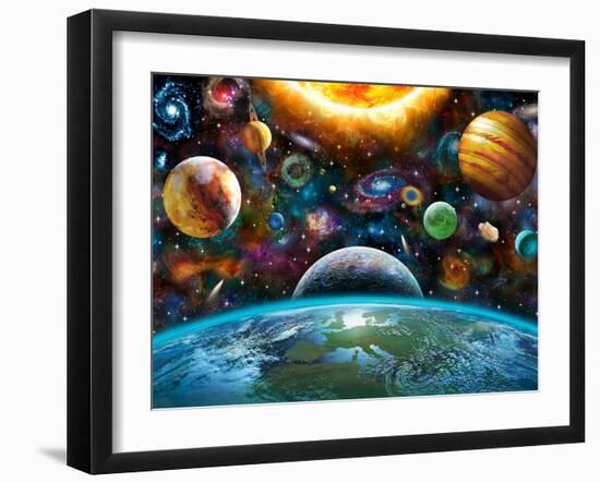 Universal Light-Adrian Chesterman-Framed Art Print