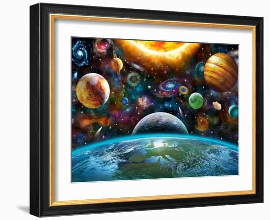 Universal Light-Adrian Chesterman-Framed Art Print