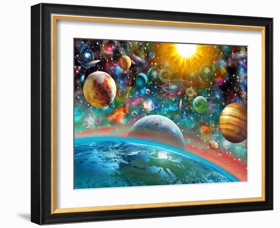 Universal Splendor-Adrian Chesterman-Framed Art Print