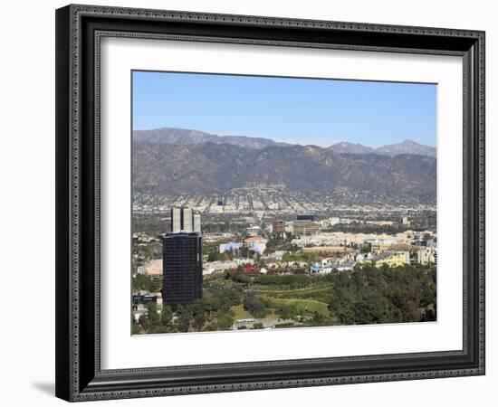 Universal Studios, San Fernando Valley, San Gabriel Mountains, Los Angeles, California, USA-Wendy Connett-Framed Photographic Print