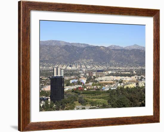 Universal Studios, San Fernando Valley, San Gabriel Mountains, Los Angeles, California, USA-Wendy Connett-Framed Photographic Print