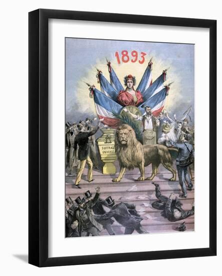 Universal Suffrage, 1893-Henri Meyer-Framed Giclee Print