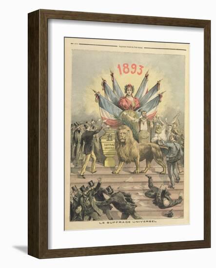 Universal Suffrage from the Supplement of 'Le Petit Journal', 19th August 1893-Henri Meyer-Framed Giclee Print