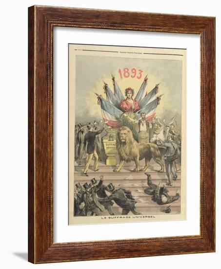 Universal Suffrage from the Supplement of 'Le Petit Journal', 19th August 1893-Henri Meyer-Framed Giclee Print