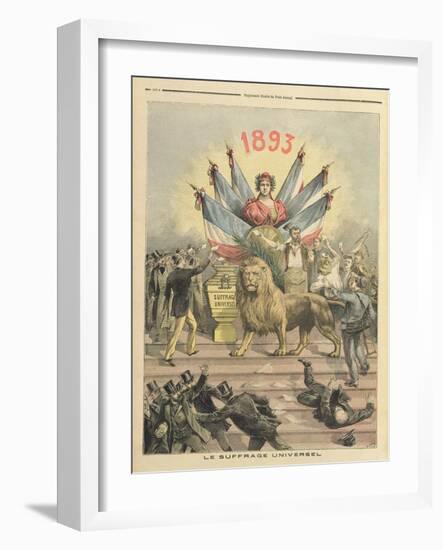 Universal Suffrage from the Supplement of 'Le Petit Journal', 19th August 1893-Henri Meyer-Framed Giclee Print