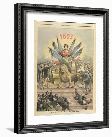 Universal Suffrage from the Supplement of 'Le Petit Journal', 19th August 1893-Henri Meyer-Framed Giclee Print