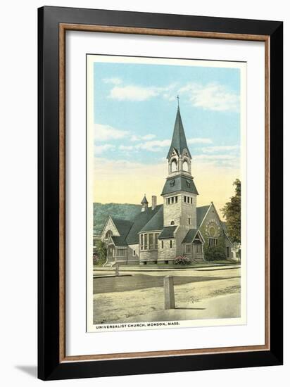 Universalist Church, Monson-null-Framed Art Print